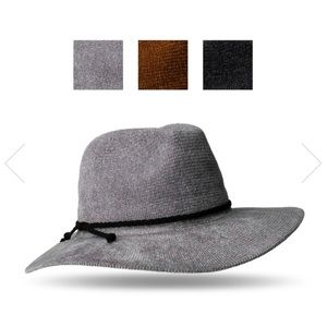 BRITTS KNITS GETAWAY FOLDABLE PANAMA HAT- grey